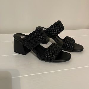 STEVE MADDEN BRAIDED SANDALS